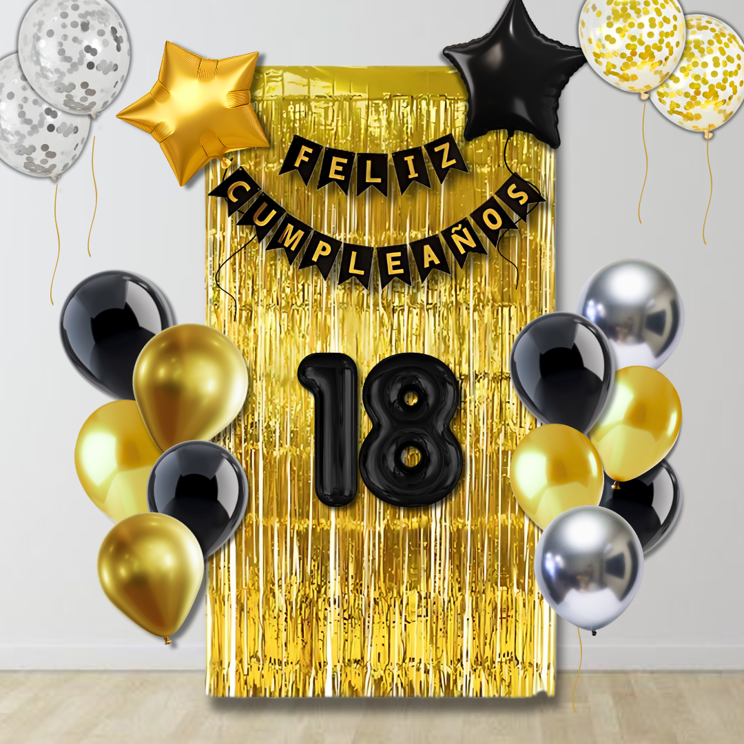 Combo Cumpleaños Festejo Express: ¡Decoración Lista en Minutos!
