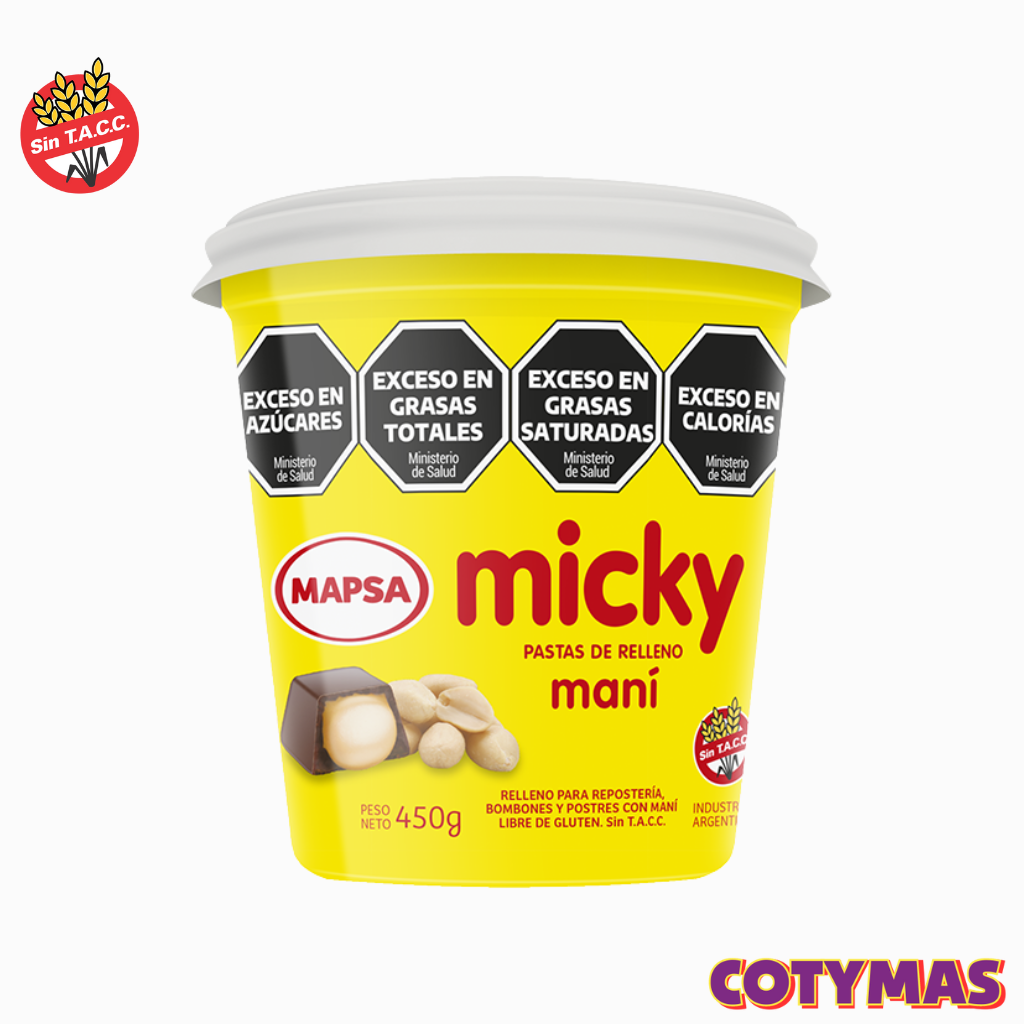 Rellenos Untables Micky x450Gr.