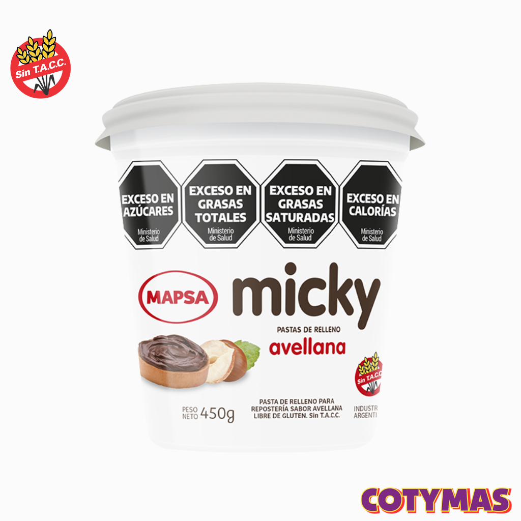 Rellenos Untables Micky x450Gr.