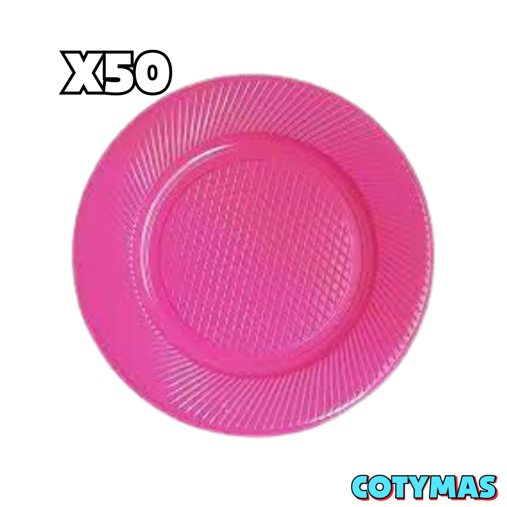 Platos de Postre Descartables (Blancos y de Colores) - ¡Estilo y Practicidad para Tu Fiesta!