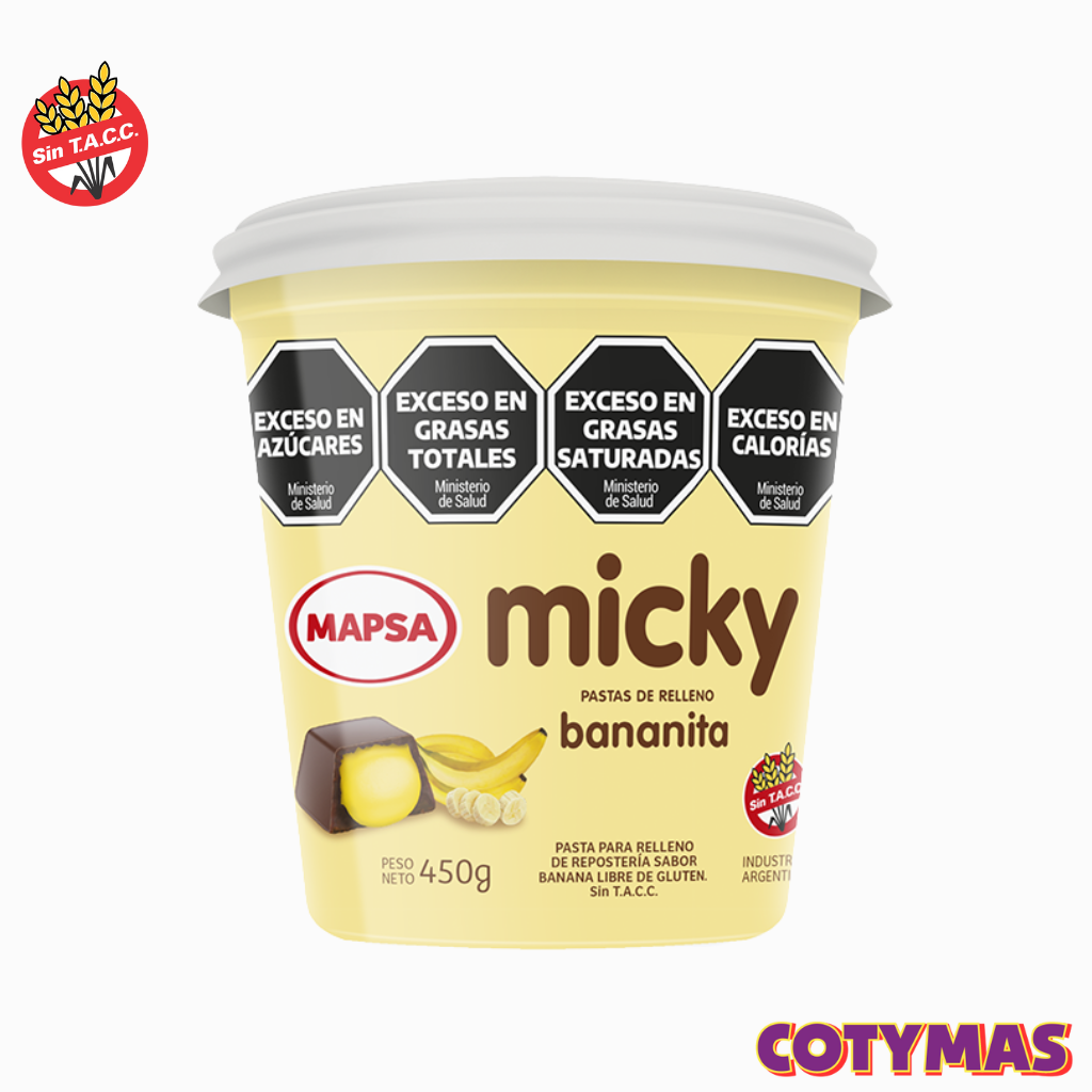 Rellenos Untables Micky x450Gr.