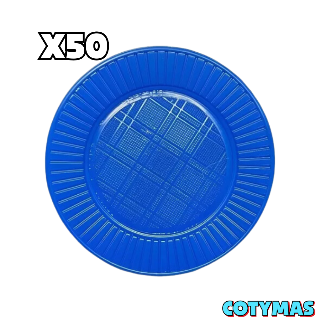 Platos de Postre Descartables (Blancos y de Colores) - ¡Estilo y Practicidad para Tu Fiesta!