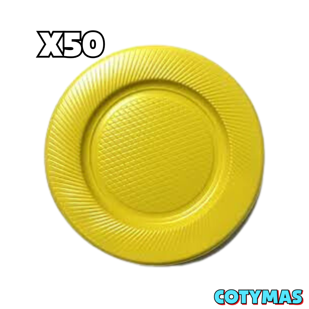 Platos de Postre Descartables (Blancos y de Colores) - ¡Estilo y Practicidad para Tu Fiesta!