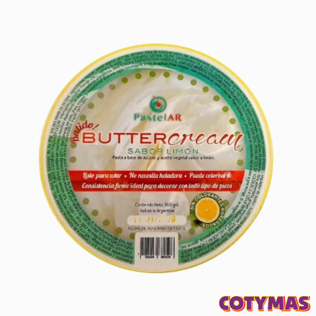 Crema Buttercream Pastelar x360g.