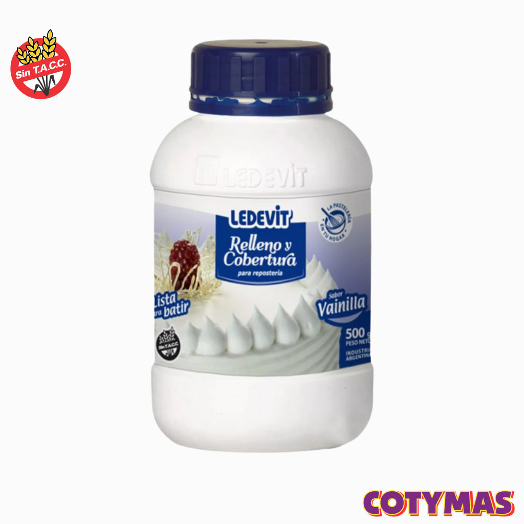 Crema Ledevit Sabor Vainilla (500ml y 1 Litro)