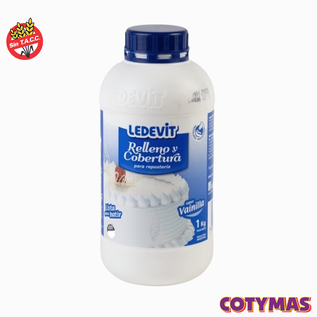 Crema Ledevit Sabor Vainilla (500ml y 1 Litro)
