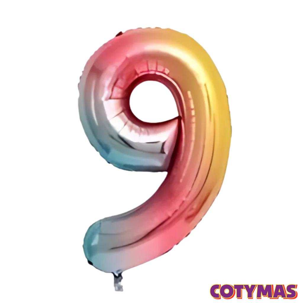 Numero Globo Metalizado 16" (40cm)
