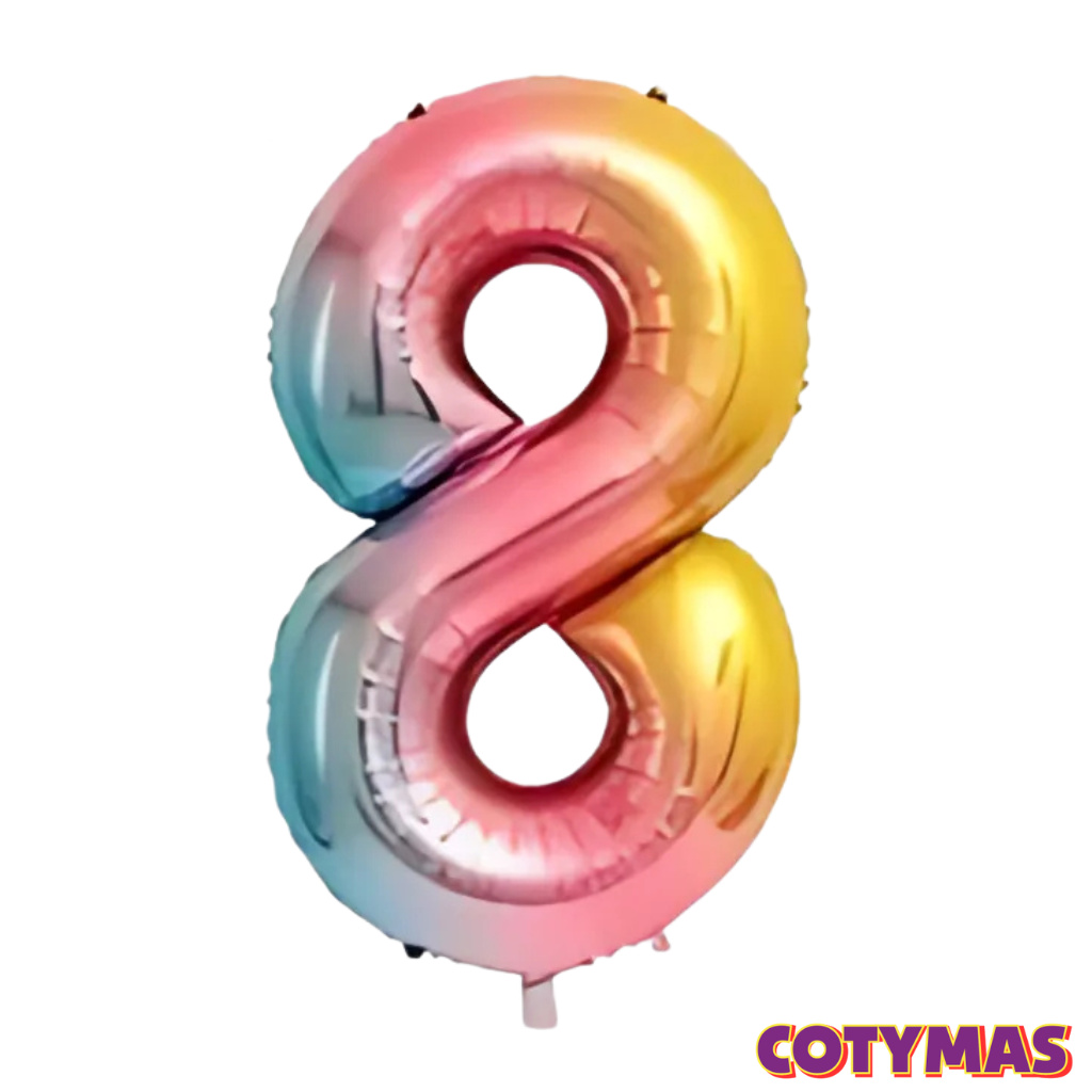Numero Globo Metalizado 16" (40cm)