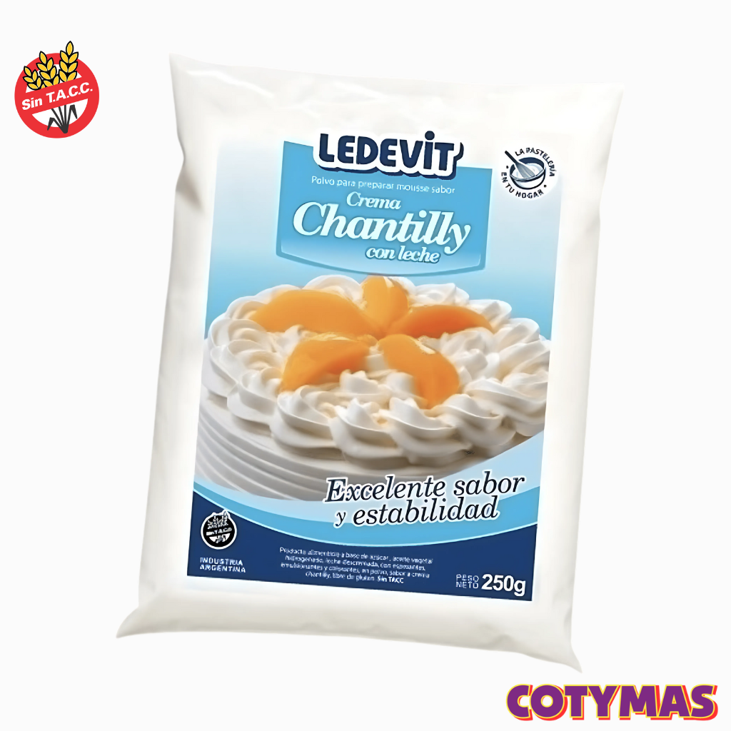 Crema Chantilly Ledevit en Polvo 250g