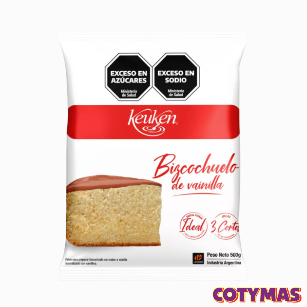 Premezcla bizcochuelo de vainilla Lodiser x500g