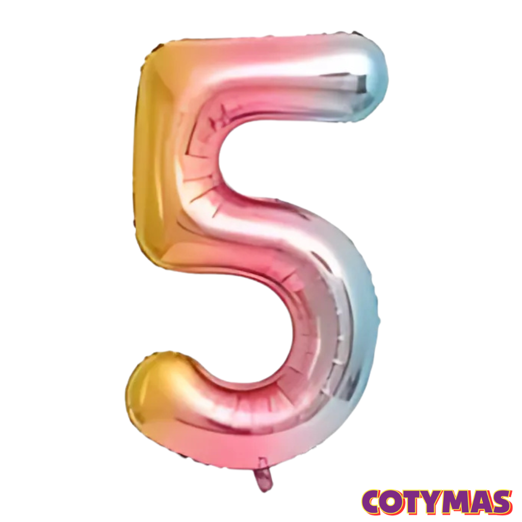 Numero Globo Metalizado 16" (40cm)