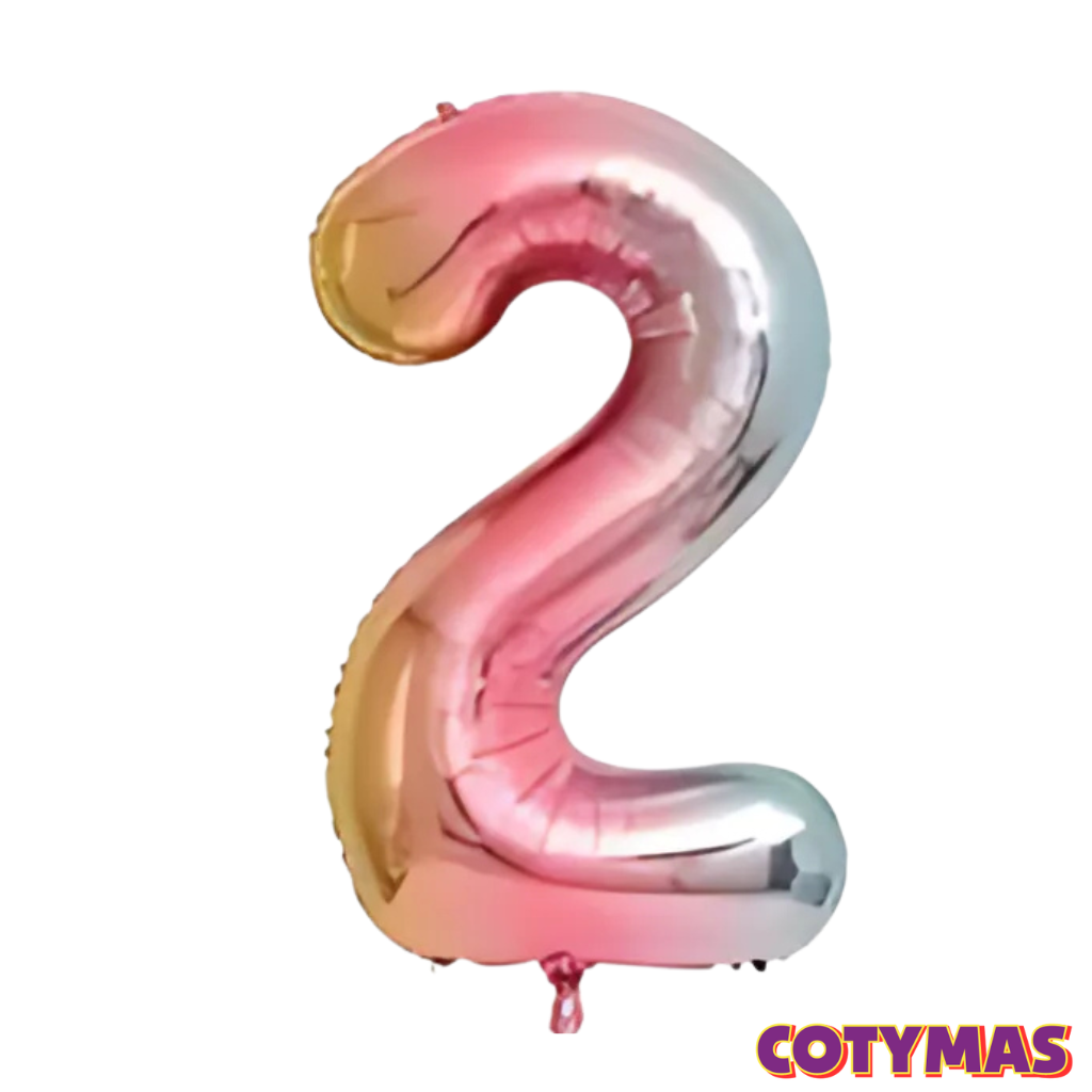 Numero Globo Metalizado 16" (40cm)