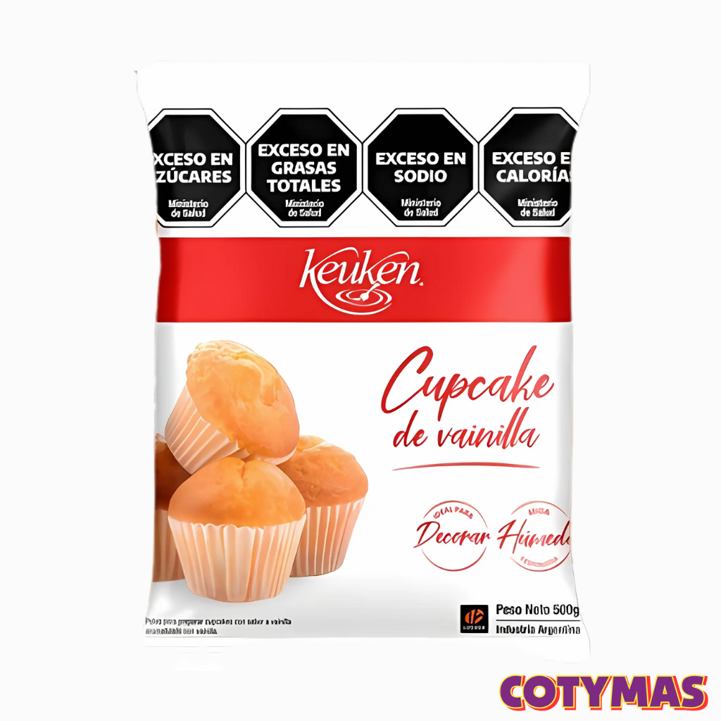 Premezcla para Cupcakes Lodiser x500g.
