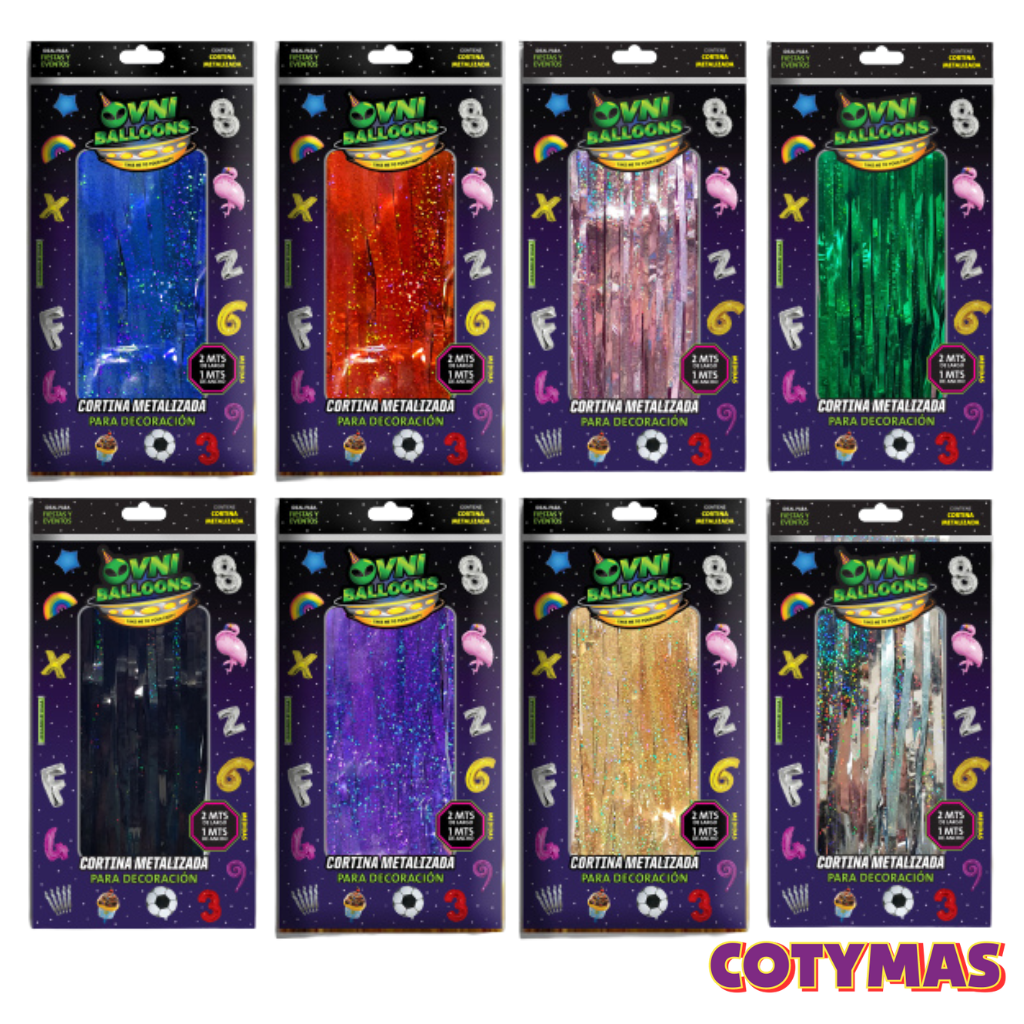 Cortinas Metalizadas Holograficas!