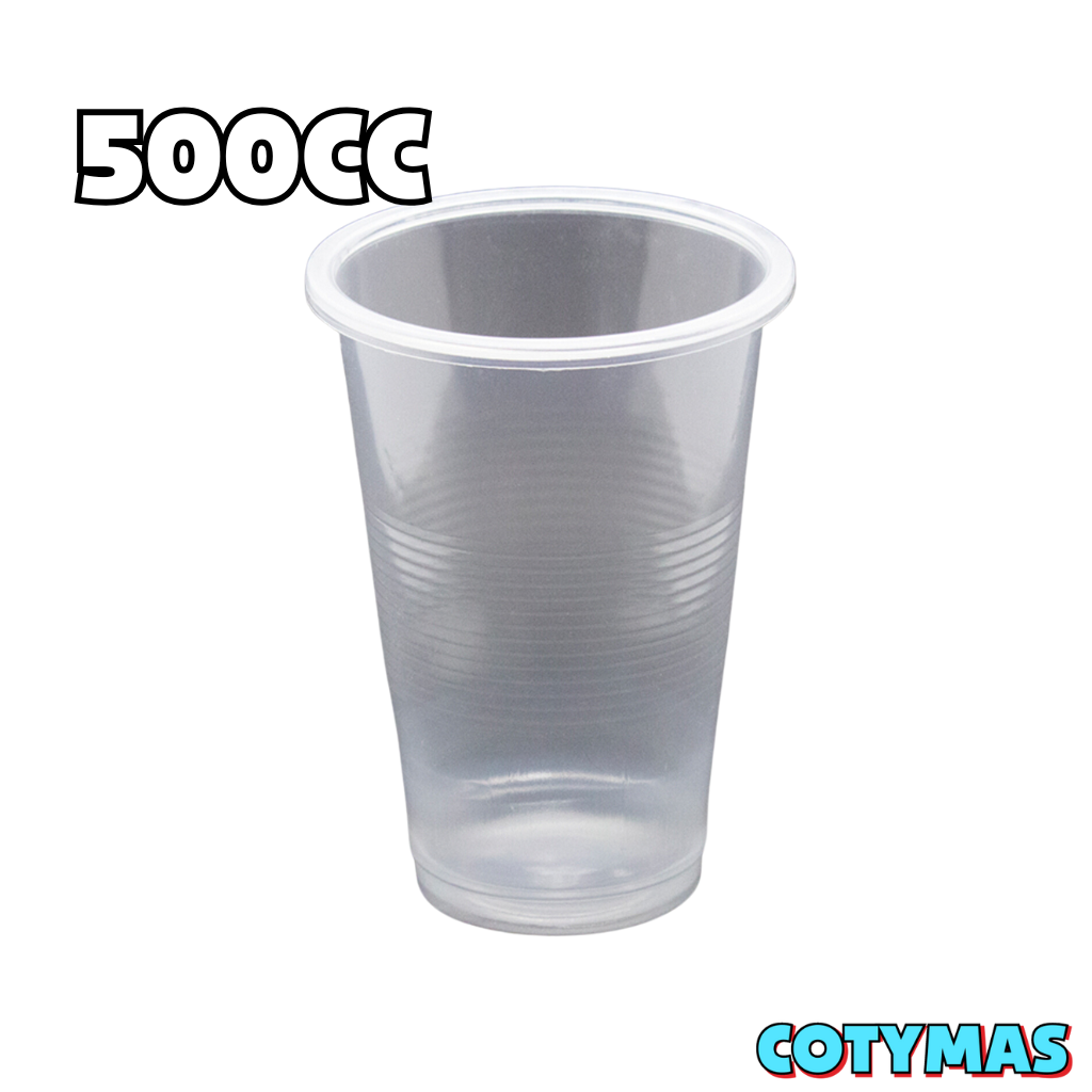 Vaso Traslúcido 500cc - ¡Moderno y Versátil para Tus Bebidas!