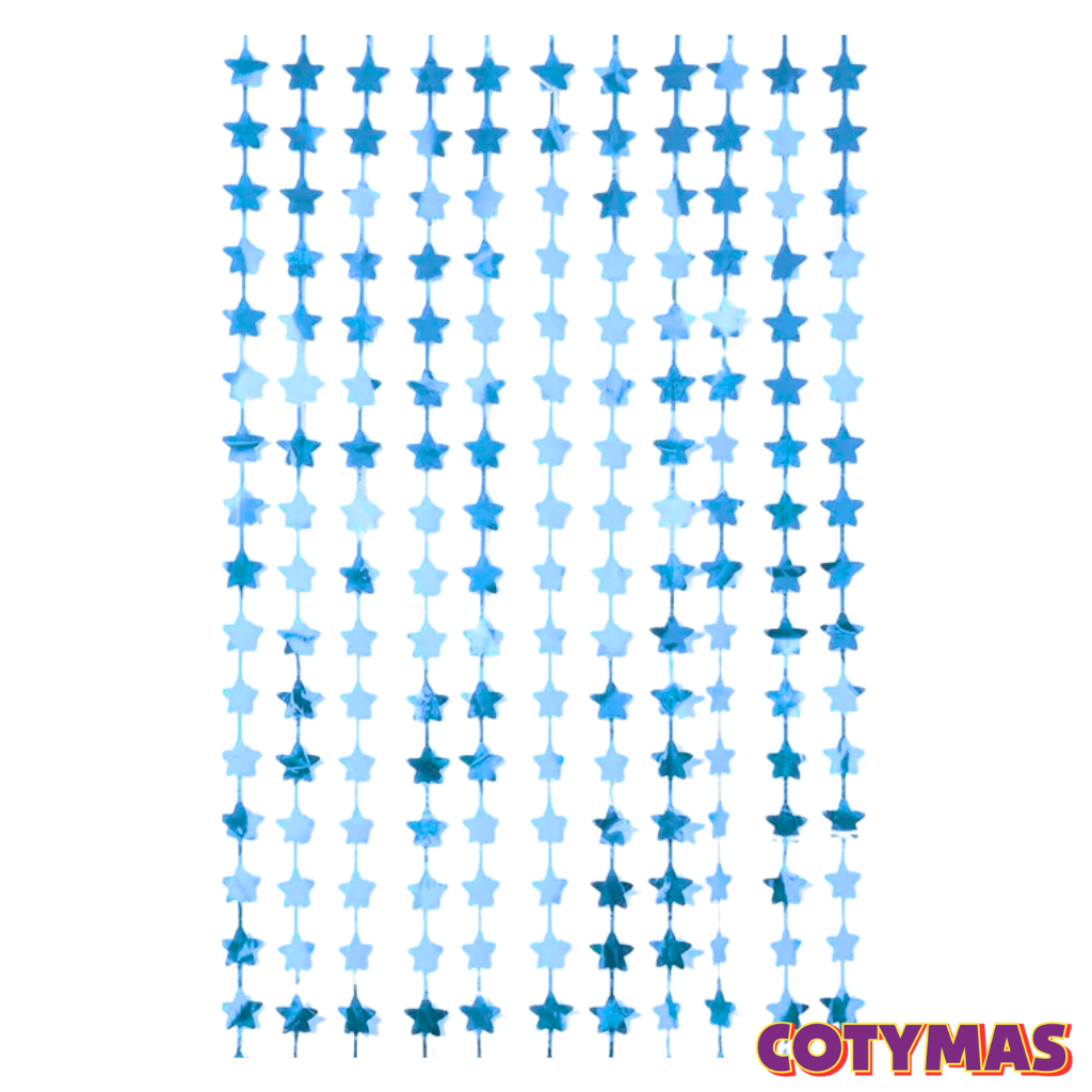 Cortinas Metalizadas de Estrellas!