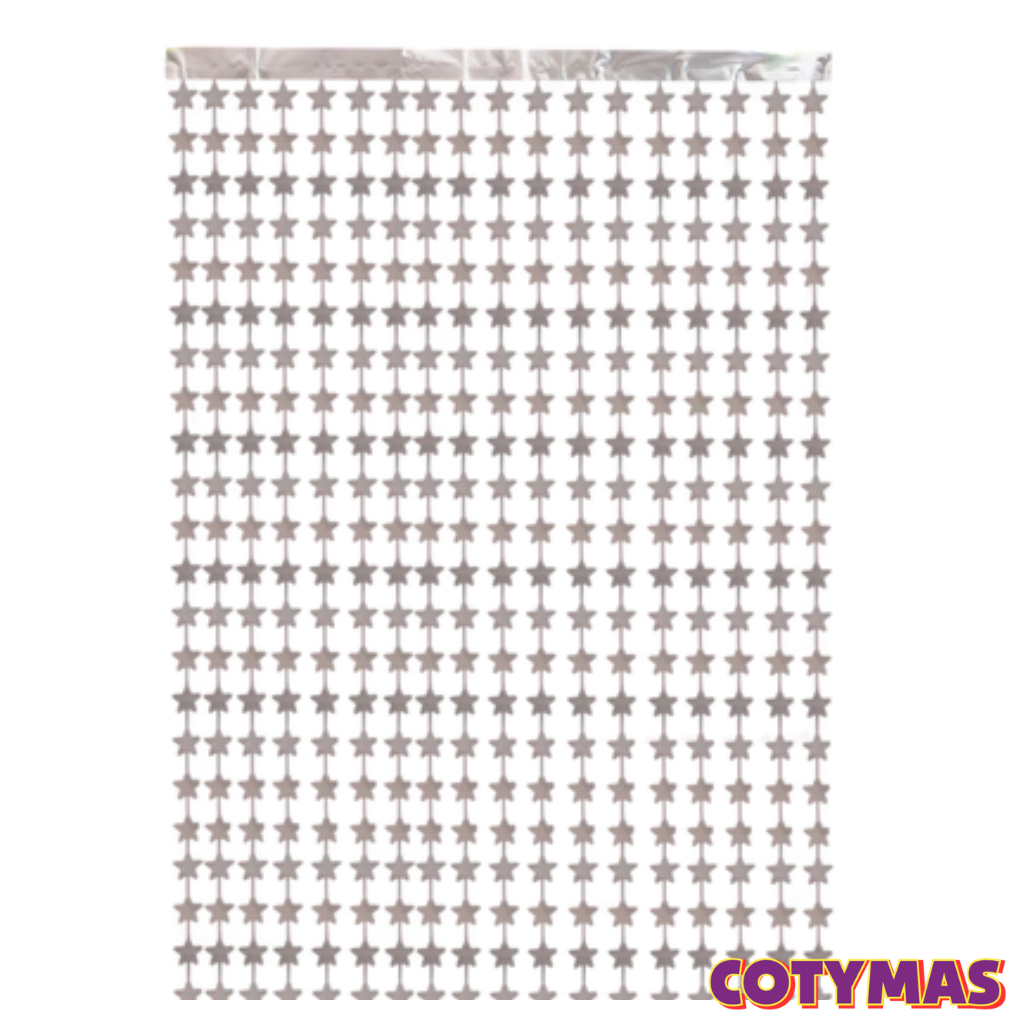 Cortinas Metalizadas de Estrellas!