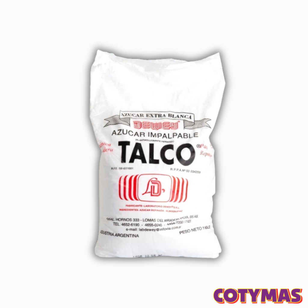 Azucar dewey talco x1kg