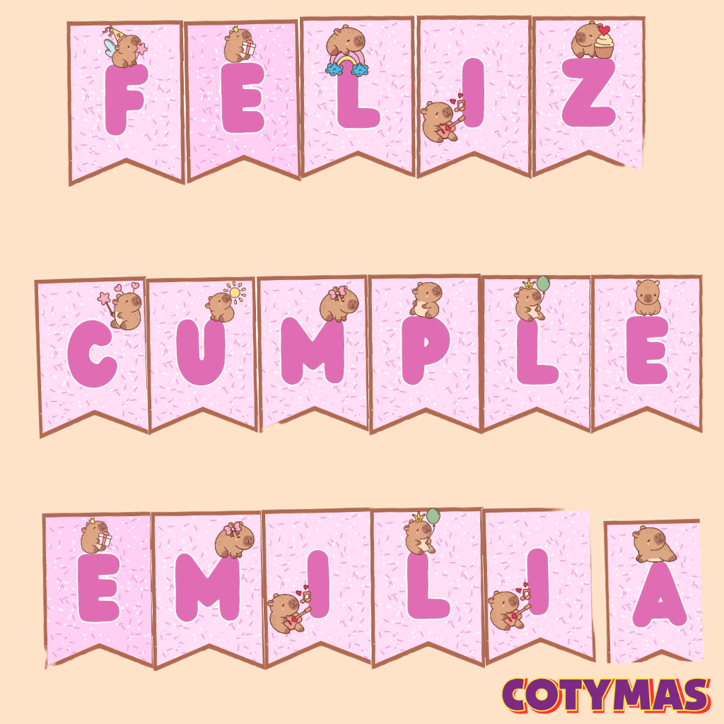 Banderines Personalizados: ¡Celebrá con Estilo Propio!