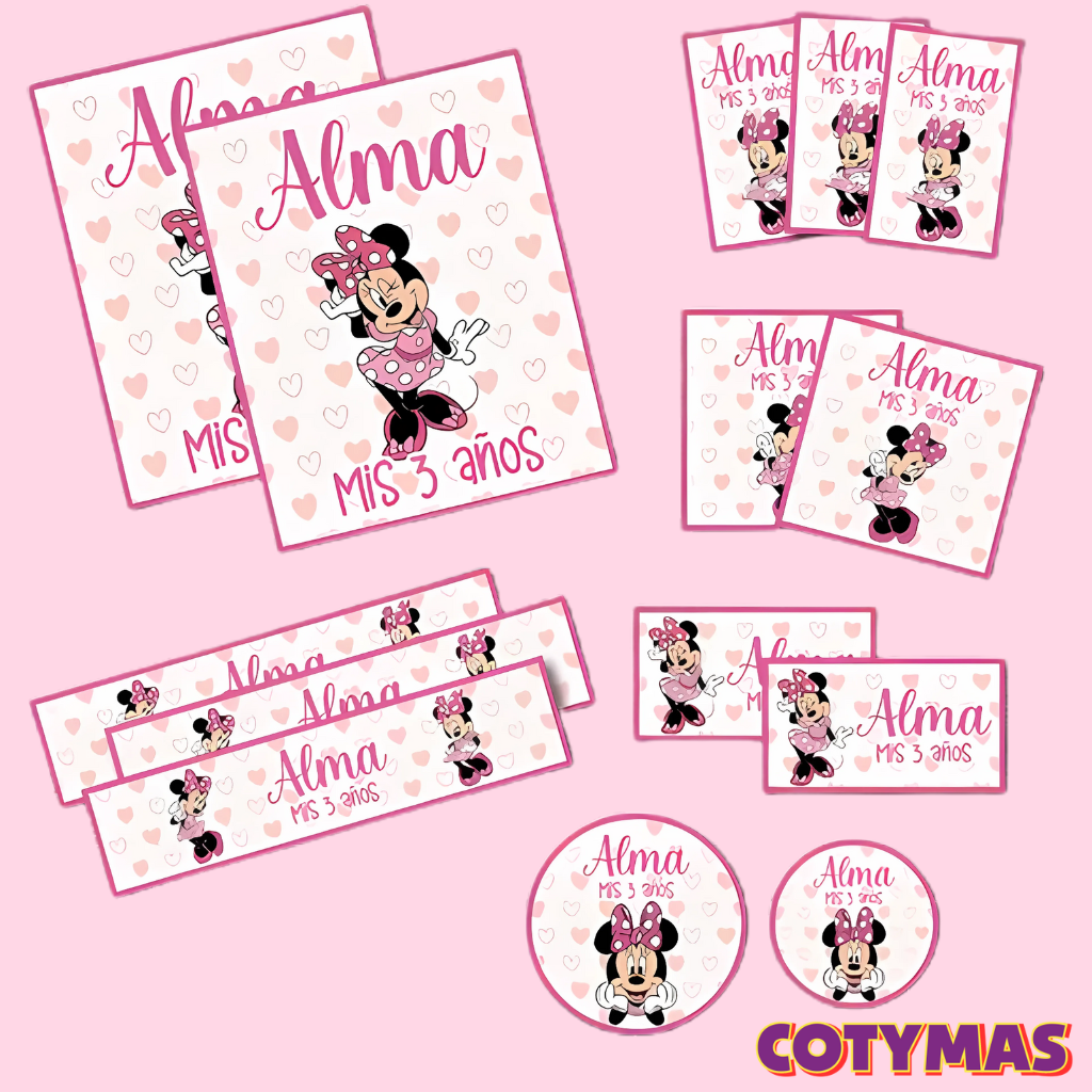 Stickers Personalizados para Candy Bar y Bolsitas